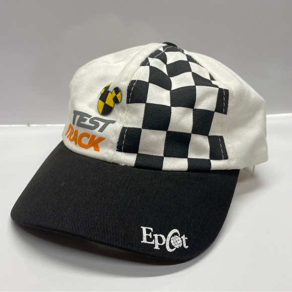 VINTAGE WALT DISNEY WORLD TEST TRACK EPCOT SNAPBACK HAT BASEBALL CAP Small Hat - Picture 1 of 10